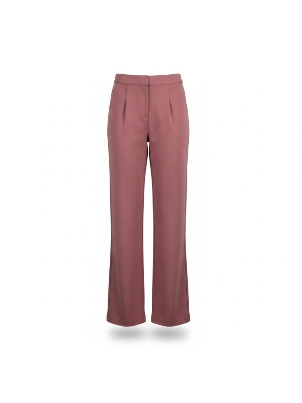 LFD Women’s Pink Polyester Wide-Leg Trousers With Pockets Size S